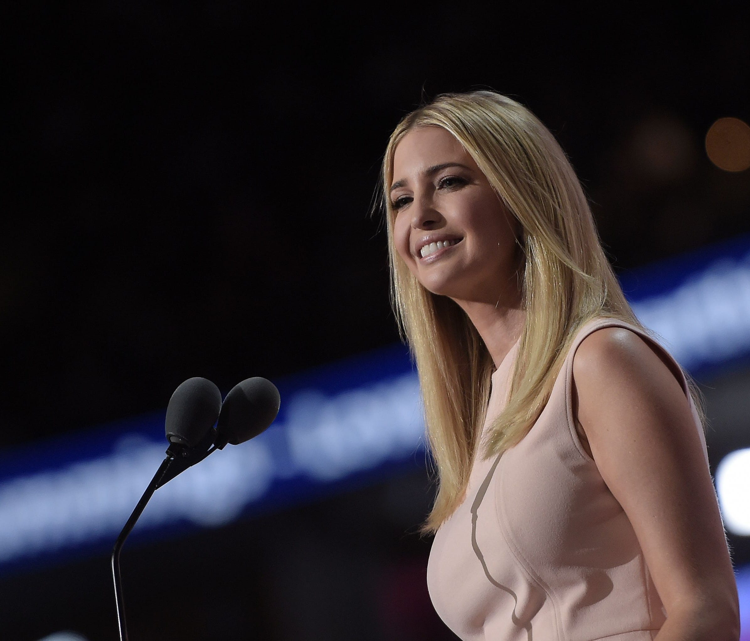 Ivanka Trump at GOP National Convention in Cleveland, July 21, 2016.
