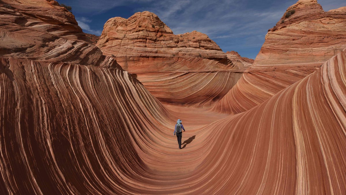 Amazing sandstone rock formation in Arizona