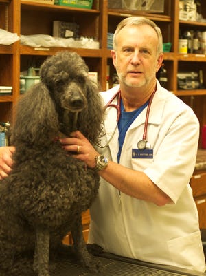 Dr. Ronald Whitford of St. Bethlehem Animal Clinic.