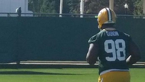 Packers defensive end Letroy Guion returned to practice Wednesday following his three-game suspension.