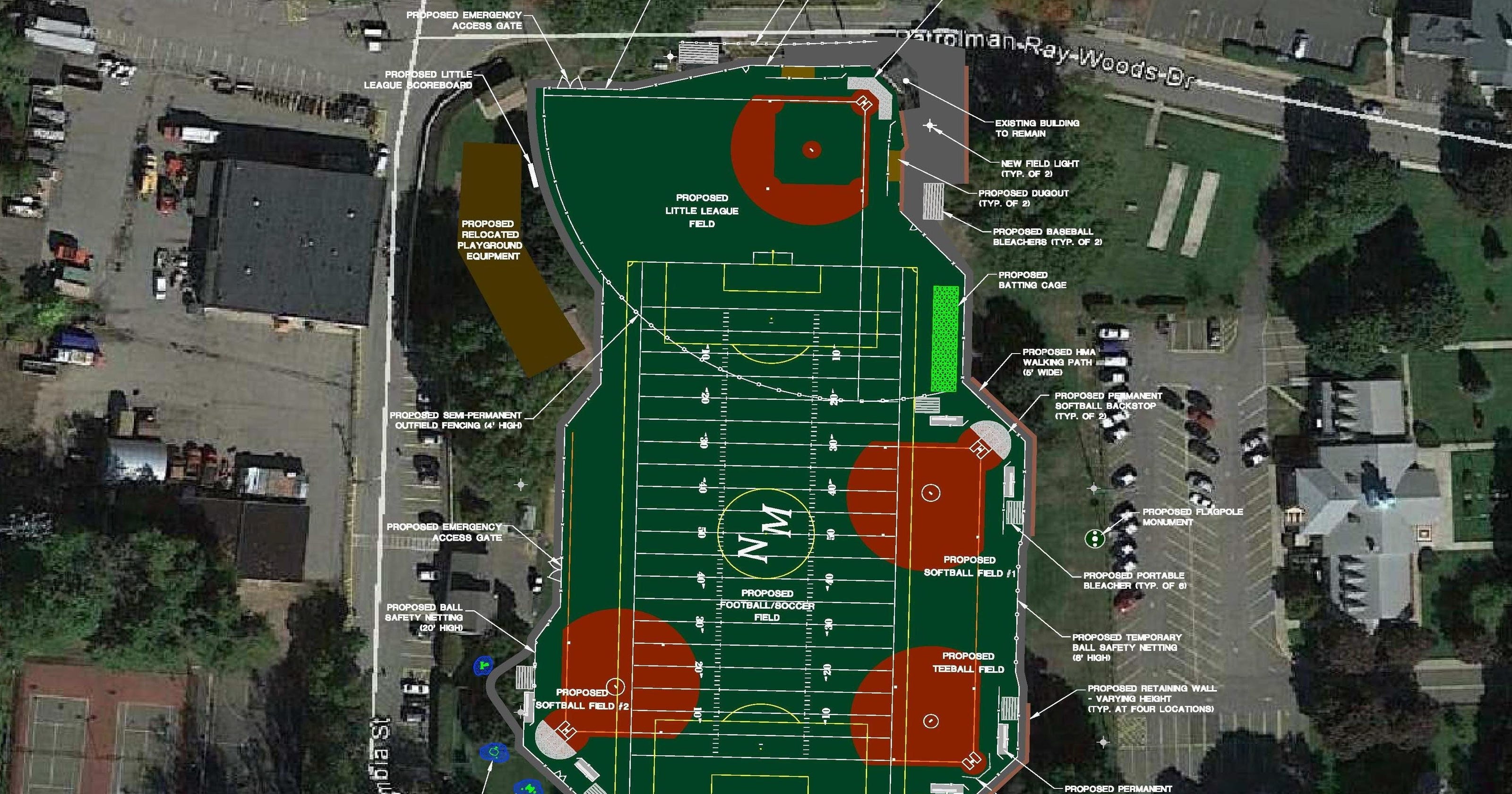 New Milford moves forward with sports field plan