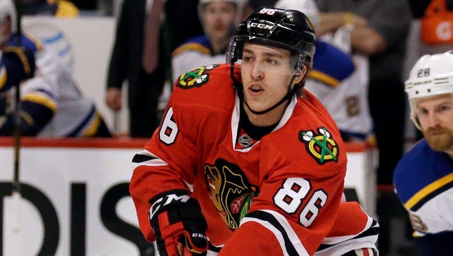Teuvo Teravainen had 13 goals and 35 points last season with the Chicago Blackhawks.