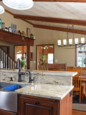Country Kitchen Has Custom Features That Works For Family Lifestyle