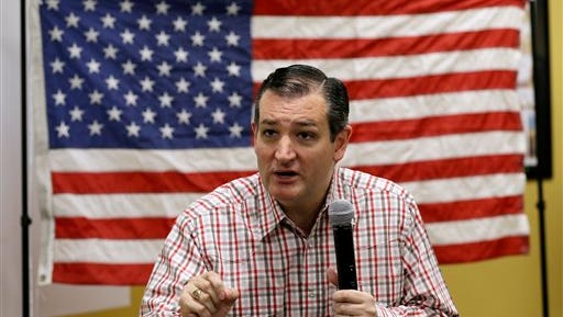 Republican presidential candidate, Sen. Ted Cruz, R-Texas, speaks during a "Celebrate the 2nd Amendment Event," June 20 at the CrossRoads Shooting Sports in Johnston, Iowa.