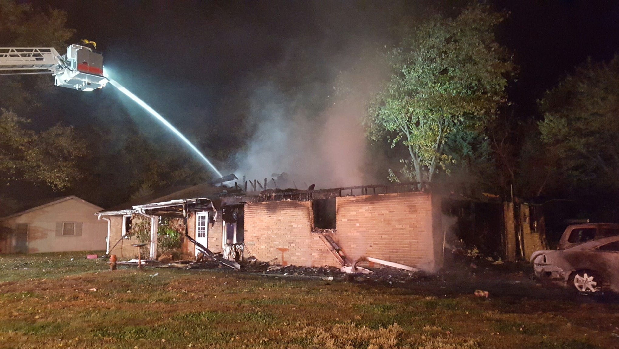 House destroyed by overnight fire
