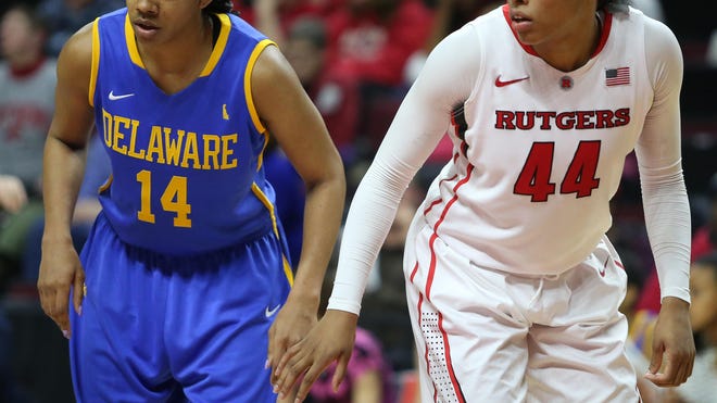 Rutgers’ Betnijah Laney completed her season with 413 points for an average of 11.8 points per game. She will begin next season needing only 104 points to reach the 1,000-point milestone.