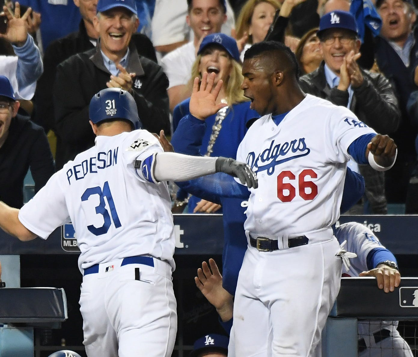 The Dodgers can win their first World Series title since 1988, while the Astros have never won the championship.