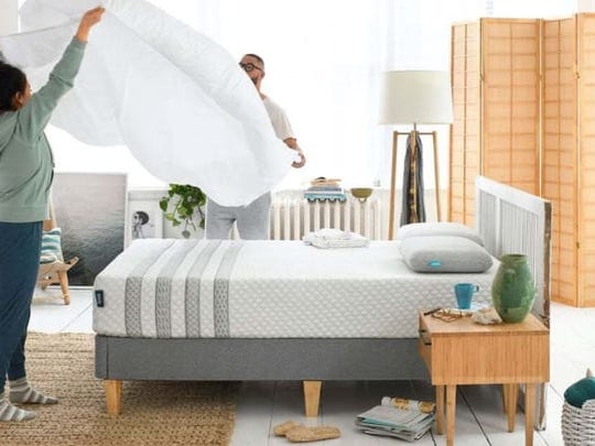 The Leesa Hybrid mattress provides the perfect balance of comfort and support.