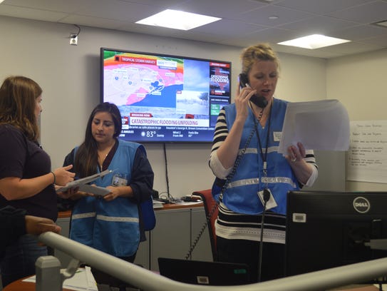 FEMA set up its emergency command center set to respond