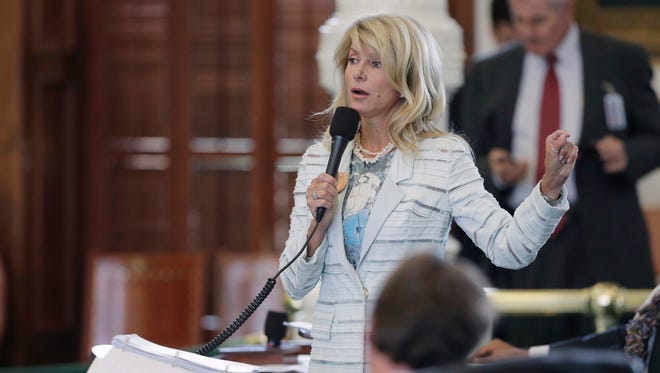 Texas State Sen. Wendy Davis is a Democrat from Fort Worth.