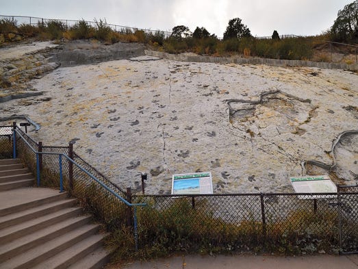 Dinosaur Ridge in Morrison, Colo., displays an incredible