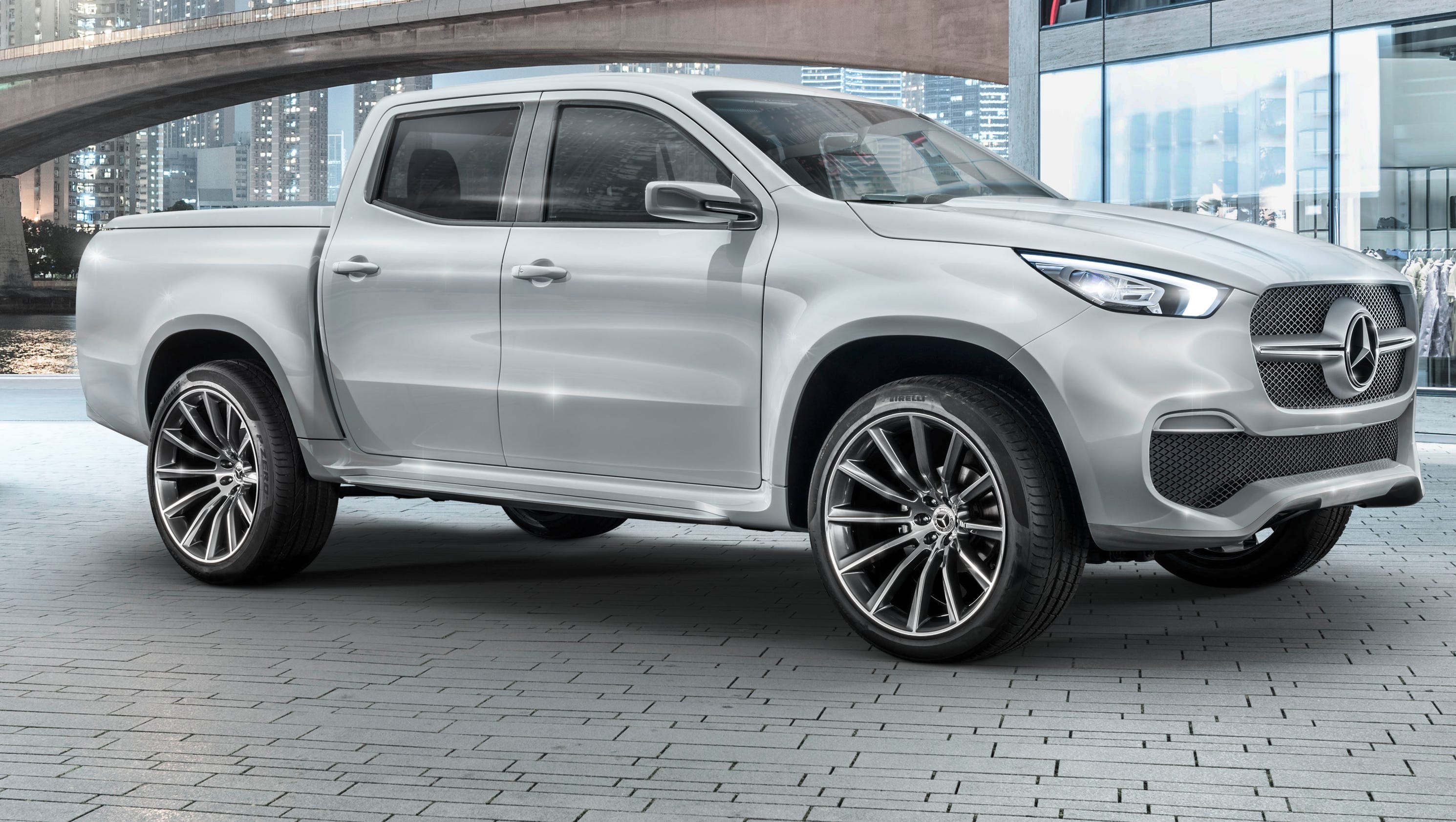 46+ Mercedes Benz Pick Up Truck Gif