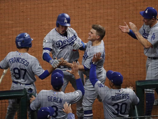 Game 5 at Minute Maid Park: Los Angeles Dodgers first