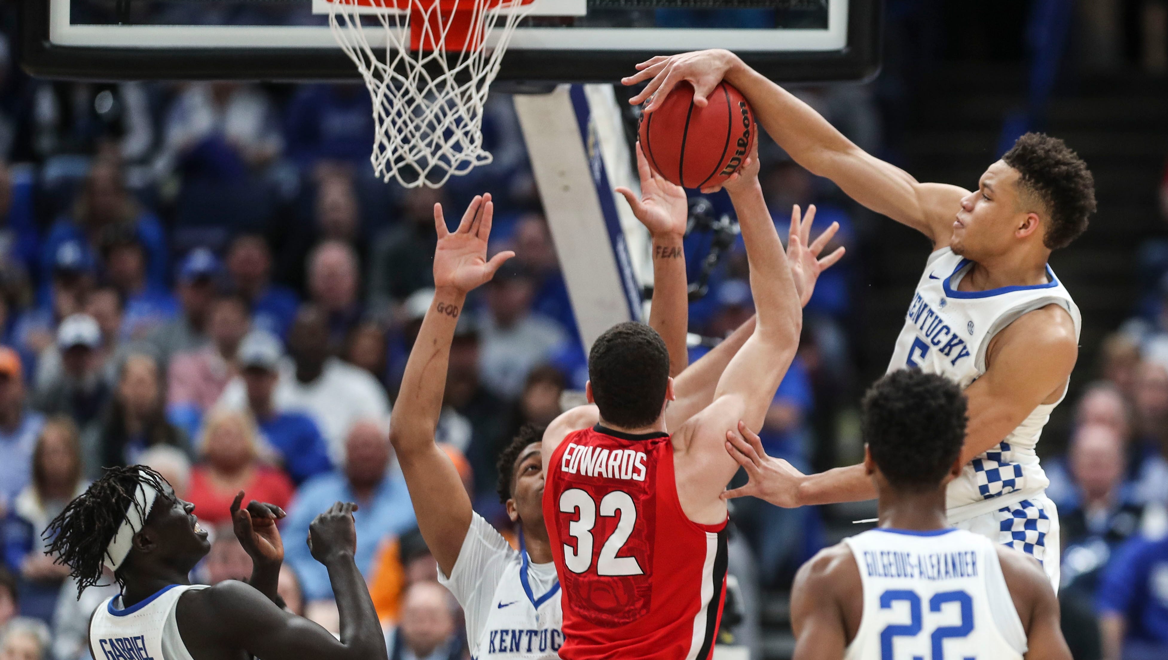 Kentucky Beats Uga Will Face Alabama In Sec Tournament Semifinals