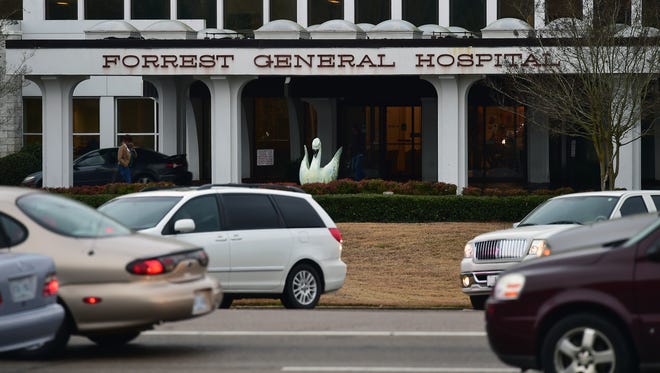 Forrest General Hospital, Hattiesburg, Miss. Monday, Jan. 8, 2018.