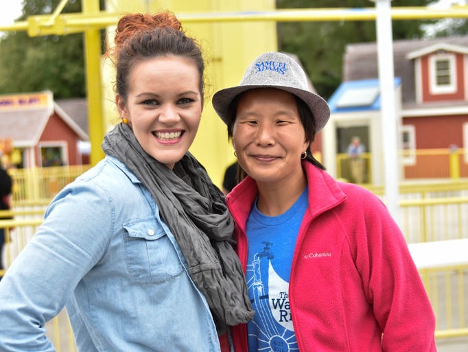 A.J. Rigg, 29, and Meghan Sunga, 34, both of Indianola,