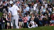 Jan 27, 2018; San Diego, CA, USA; Tiger Woods looks