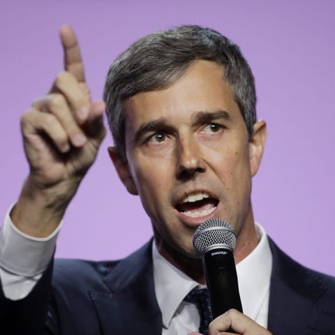 Democratic presidential candidates Beto O'Rourke s