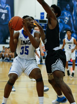 IMG boys basketball teams compete in the 5th annual Beach Blast Tournament in Bradenton, Fla., on Friday, February 19, 2016.