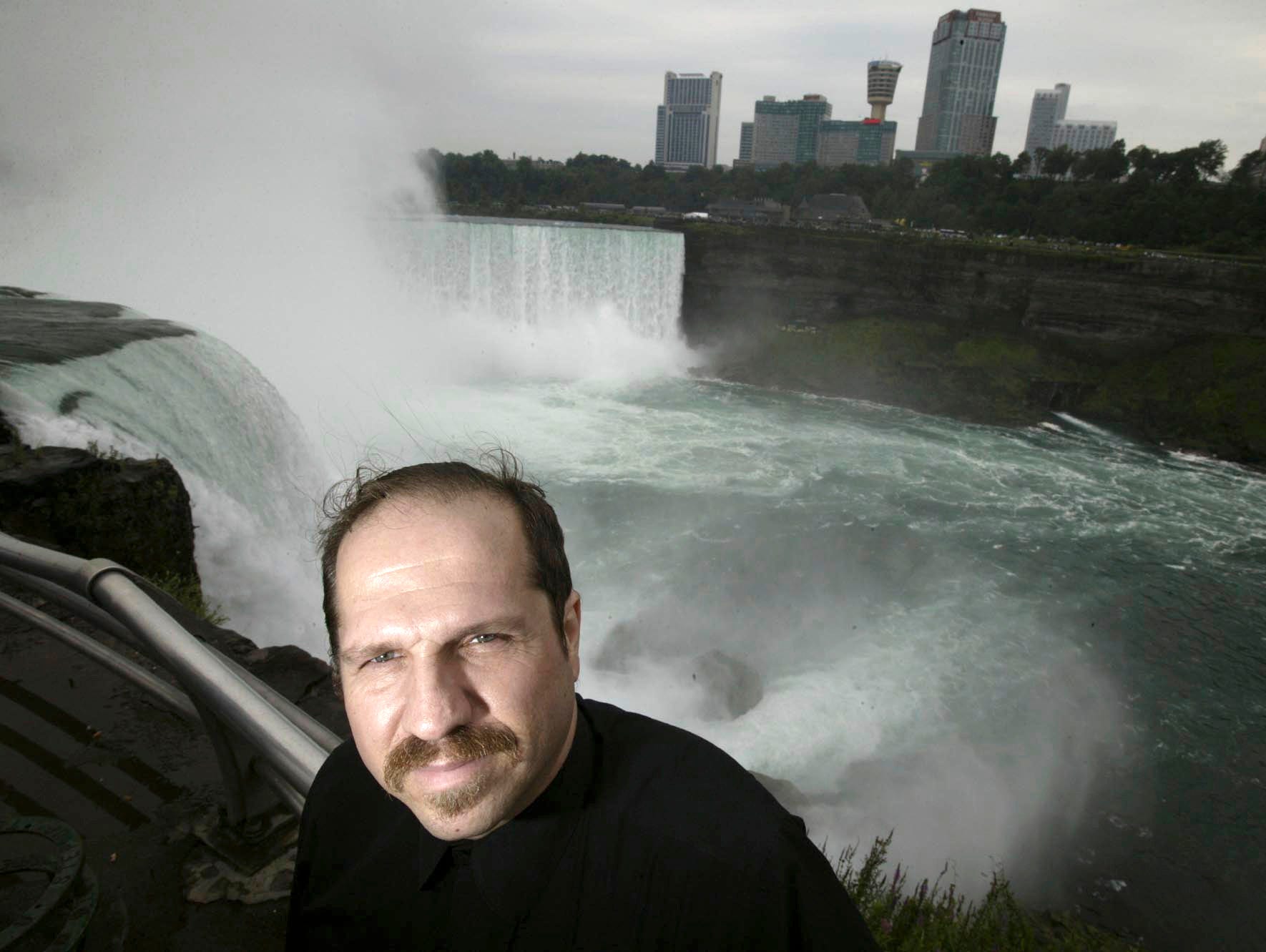 Kirk Jones at Niagara Falls in 2004.