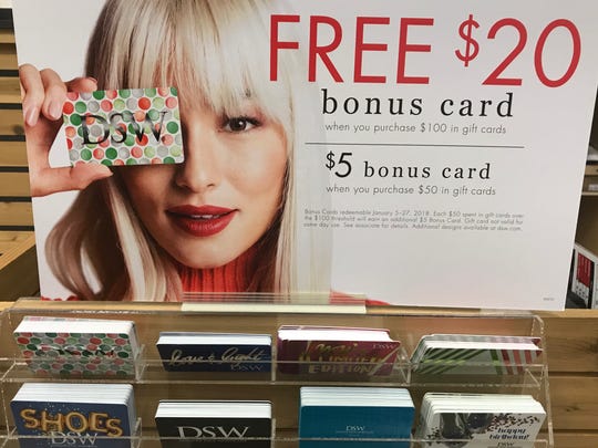 Get A Bonus Card When You 50 Or 100 Dsw Gift