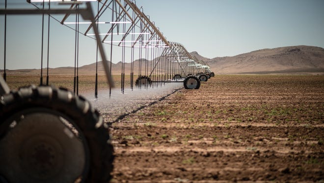 "The closer to the border, the deeper you have to go to reach water," said Mexican Mennonite farmer Pedro Suderman, who recently drilled a well 1,500 feet to pump water for new crops.