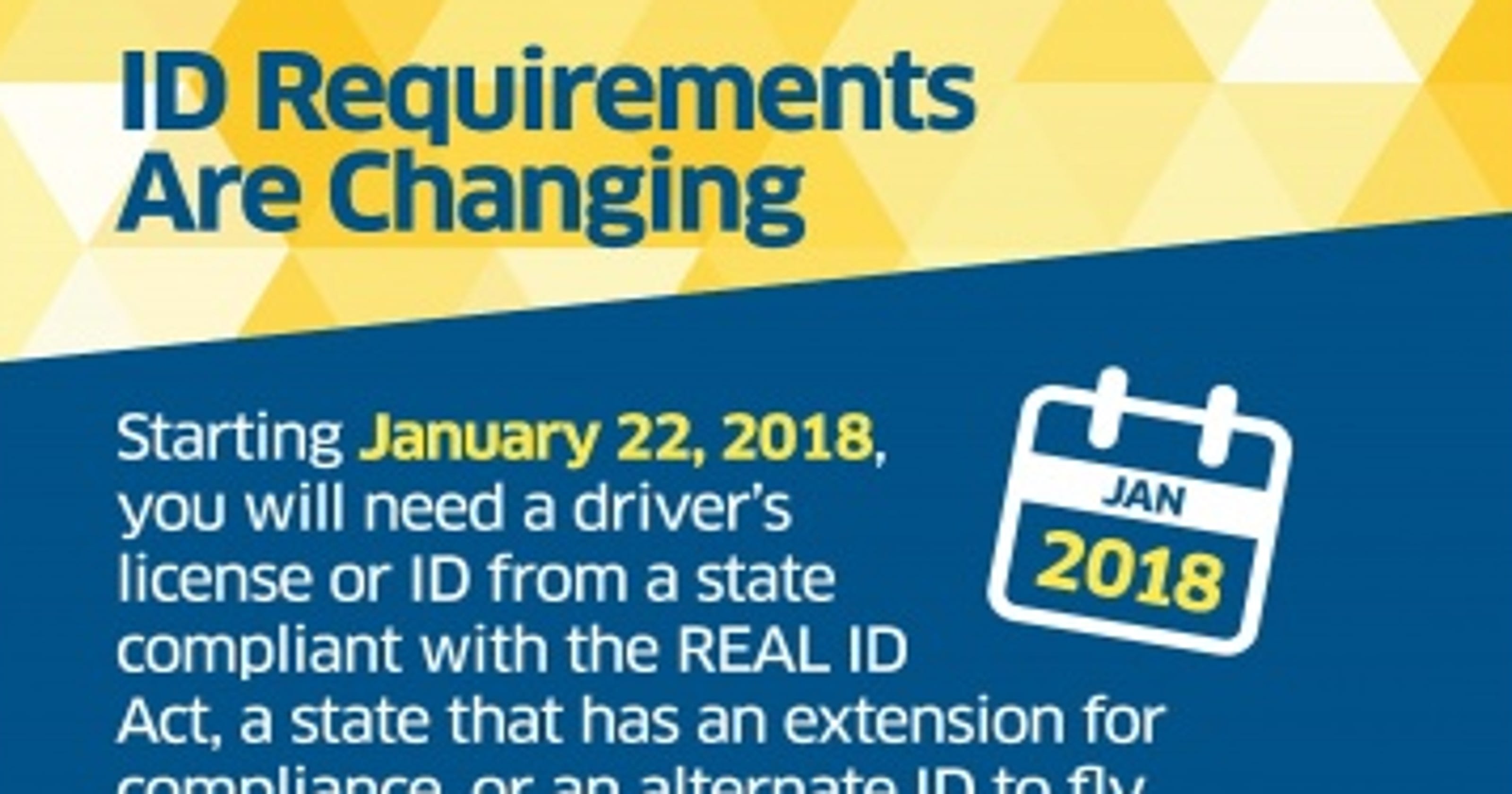 REAL ID warning signs appear at airports