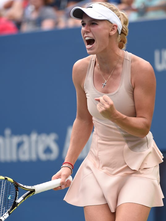 Caroline Wozniacki Beats Maria Sharapova At Us Open