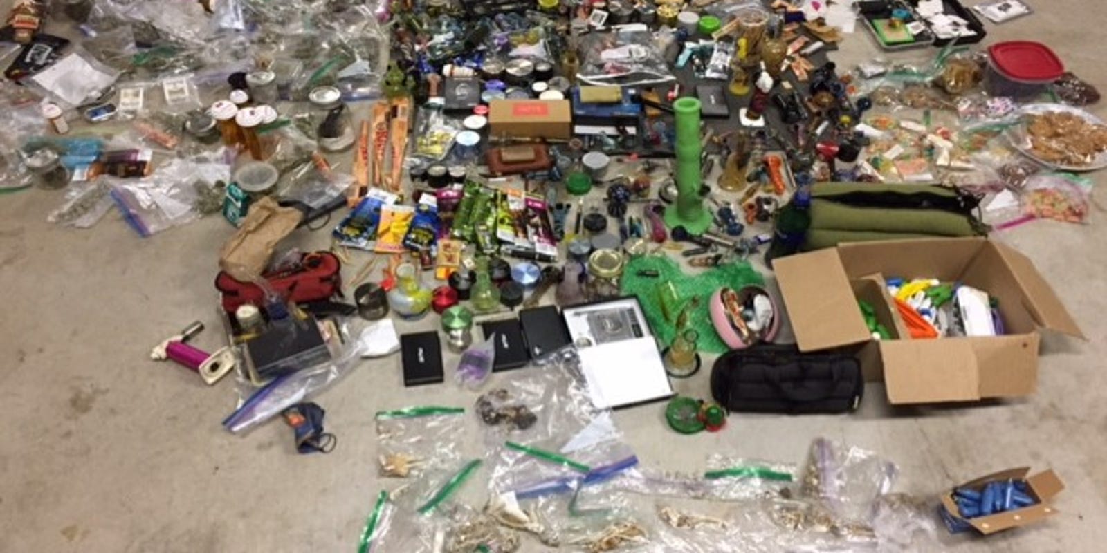 Drug Smorgasbord Collected At Okeechobee Music Fest Video