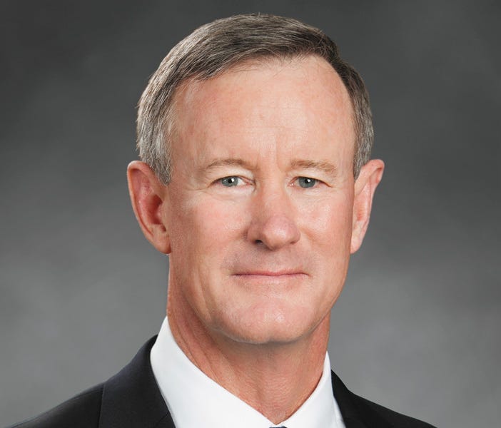 Retired Admiral William H. McRaven has a best seller with his advice for grads.