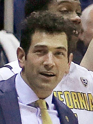In this Feb. 11 file photo, University of California, Berkeley assistant basketball coach Yann Hufnagel is shown during an NCAA college basketball game against Oregon in Berkeley, Calif.