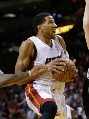 Miami Heat forward Danny Granger in January 2015.