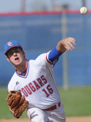 Abilene Cooper starting pitcher Ender Freeman pitched a three-hitter in the Cougars' 4-1 victory over Lubbock Cooper on April 14.