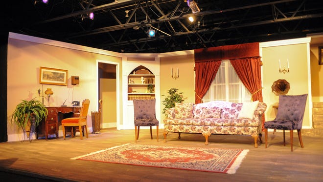 Part of the set of the upcoming Cheaper by the Dozen play at What A Do Theatre.