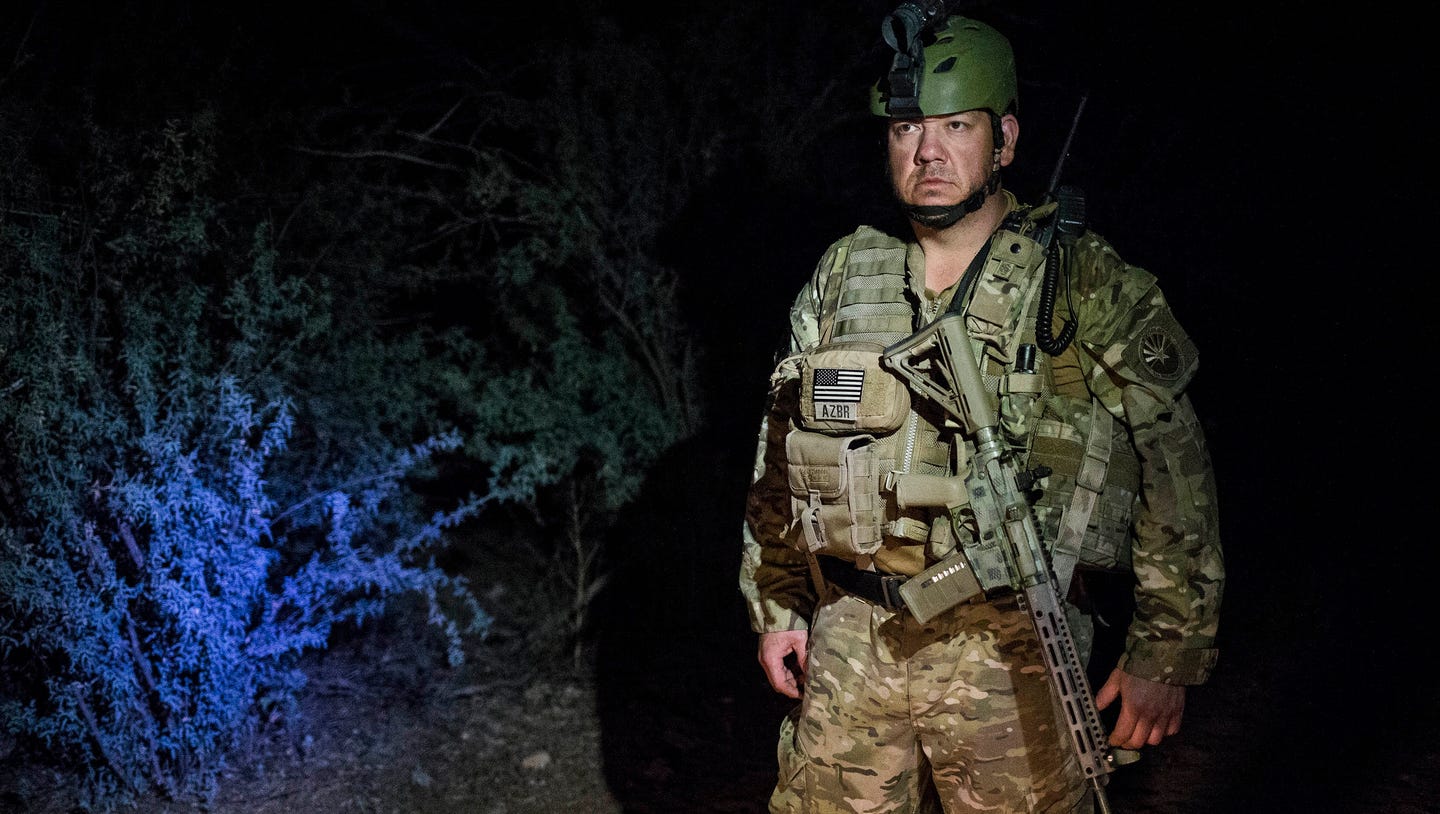 Border vigilantes, and the wall they might be watching