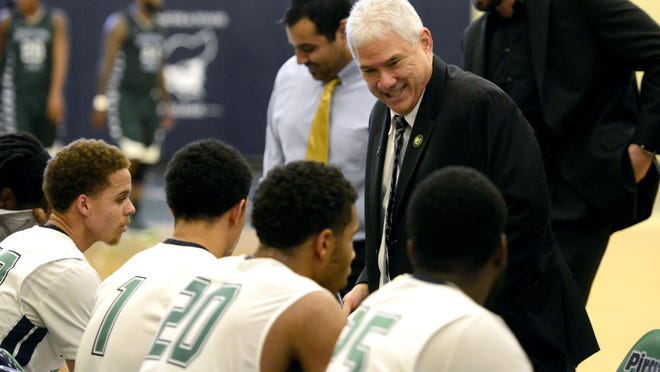 Pensacola State men's basketball coach Pete Pena had reason to smile Saturday after his team produced its best performance so far this season in a tournament win against Albany (Ga.) Technical College.