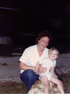 My mom, Cheryl Etters, and I at the Midway house where I was raised.