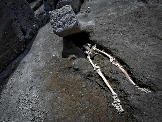 Man Who Fled Vesuvius In Pompeii 2 000 Years Ago Found Crushed By Rock