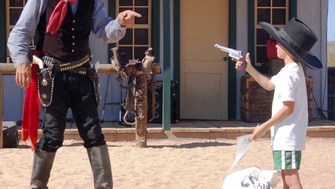 Dr. Buck's Wild West Show will feature horsemanship, gun fights, stunts and roping demos. 