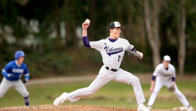 North Kitsap pitcher Isaac Richardson and the Vikings are off to a 4-1 start this spring. North Kitsap went 20-5 last season and placed fourth at the Class 2A state tournament.