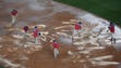 May 23: National Park grounds crew attempts to dry