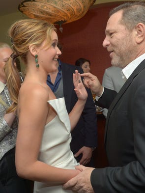 harvey weinstein jennifer lawrence oscar