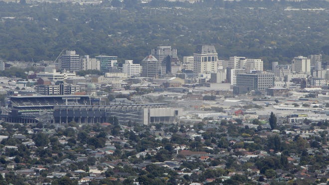 In this Feb. 28, 2011, file photo, a general view of Christchurch's central business district is seen in New Zealand.