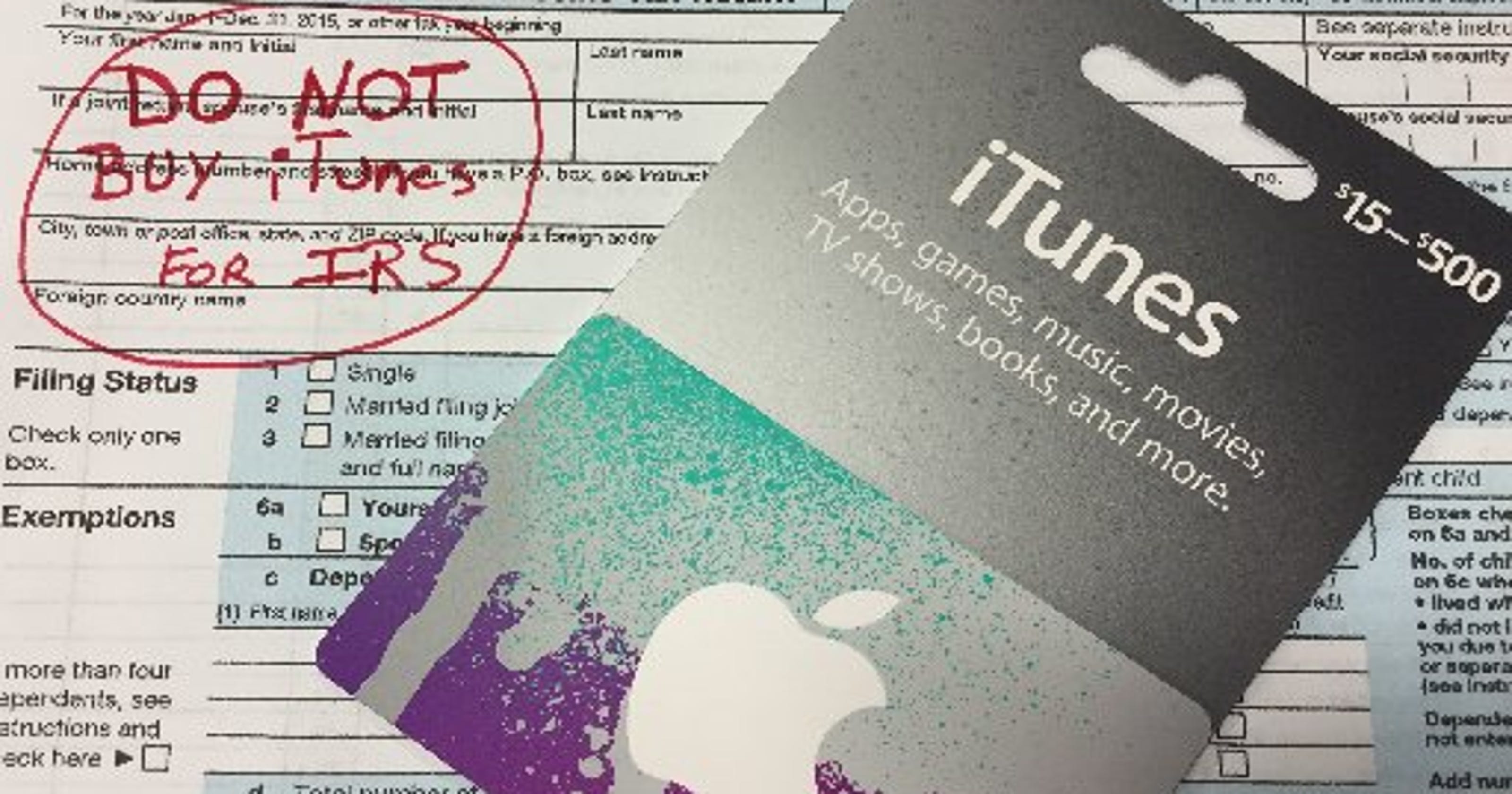 Don't let scammers snow you with iTunes or other gift cards