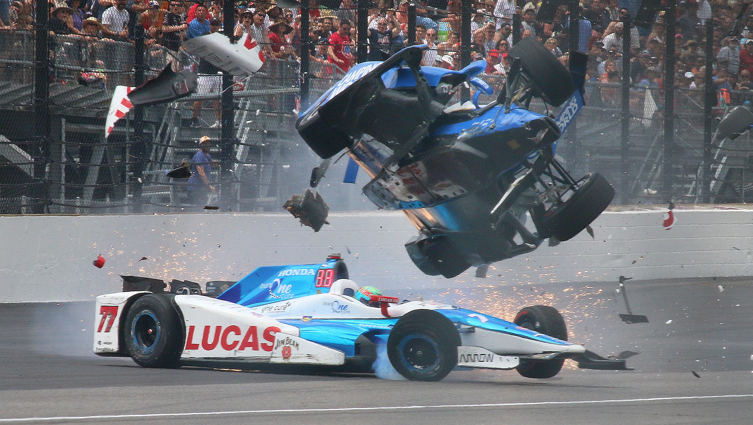 Recap Of The 17 Indy 500 Crashes