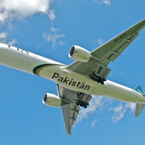 A Pakistan International Airlines flight was...