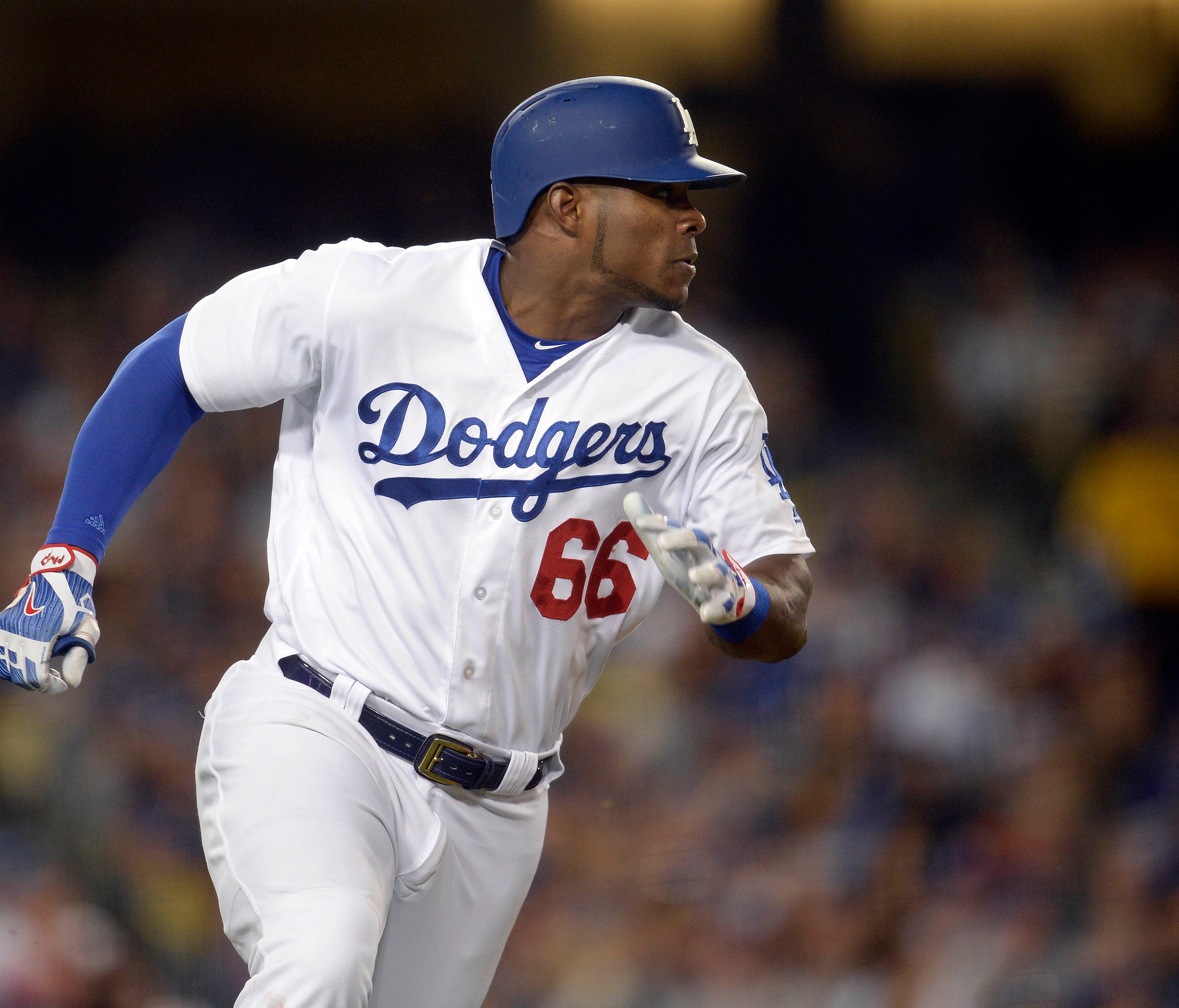 Yasiel Puig has been a force at the bottom of the Dodgers lineup. Can he stay focused and productive all October?