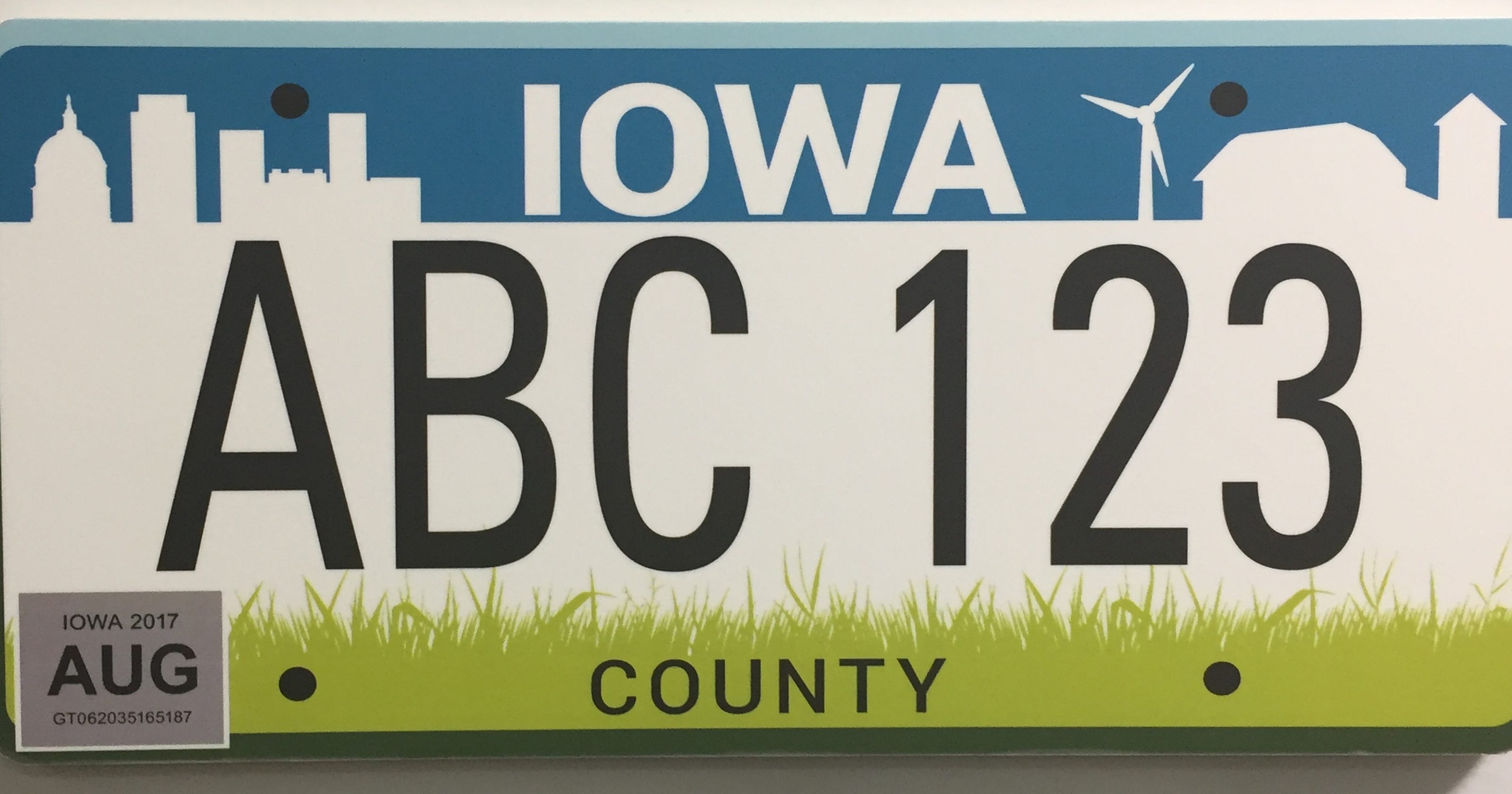 How the Iowa DOT rules on personalized license plates
