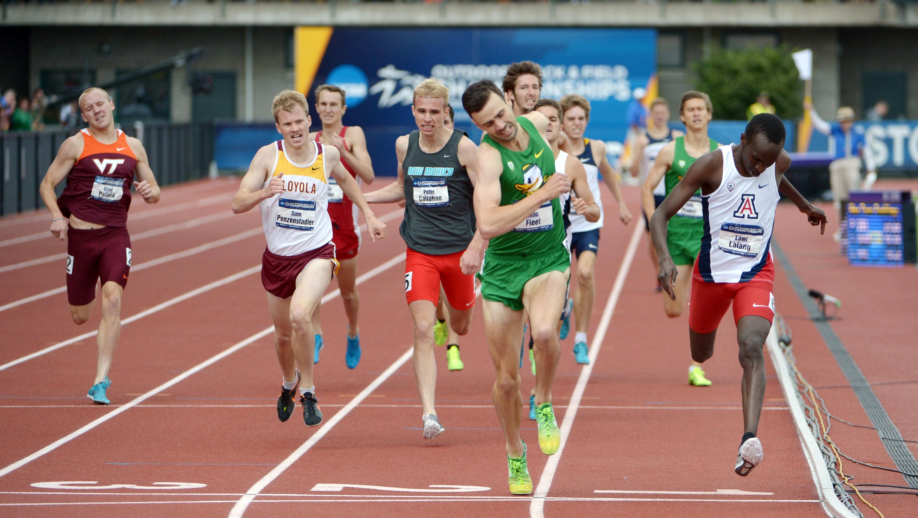 Oregon men claim first outdoor track title since 1984