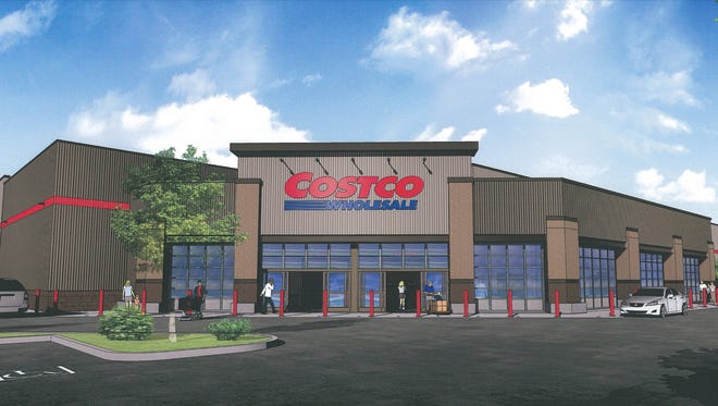 A rendering of Costco, which is expected to open in at 5800 Park lake Road in East Lansing in fall 2017.
